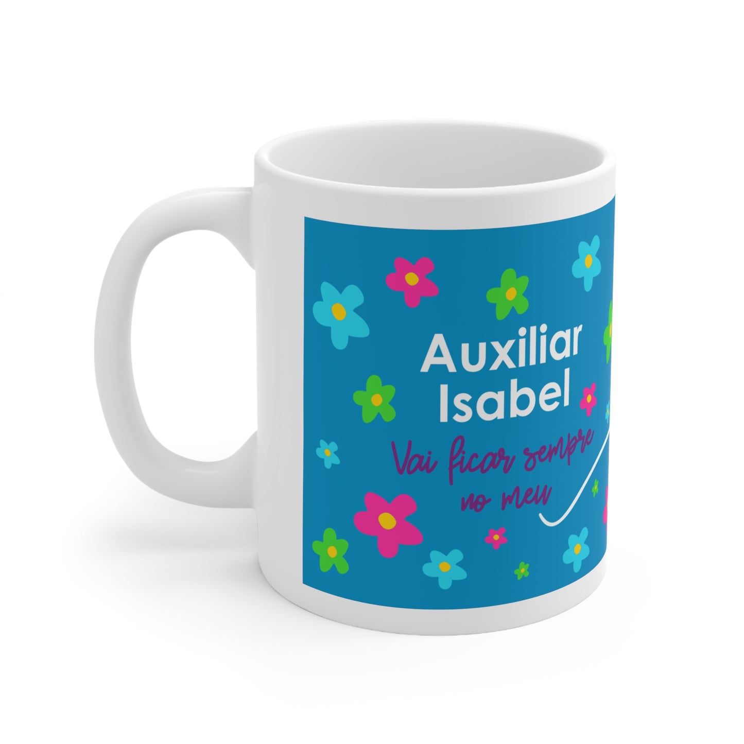Caneca personalizada "sempre no meu coração"