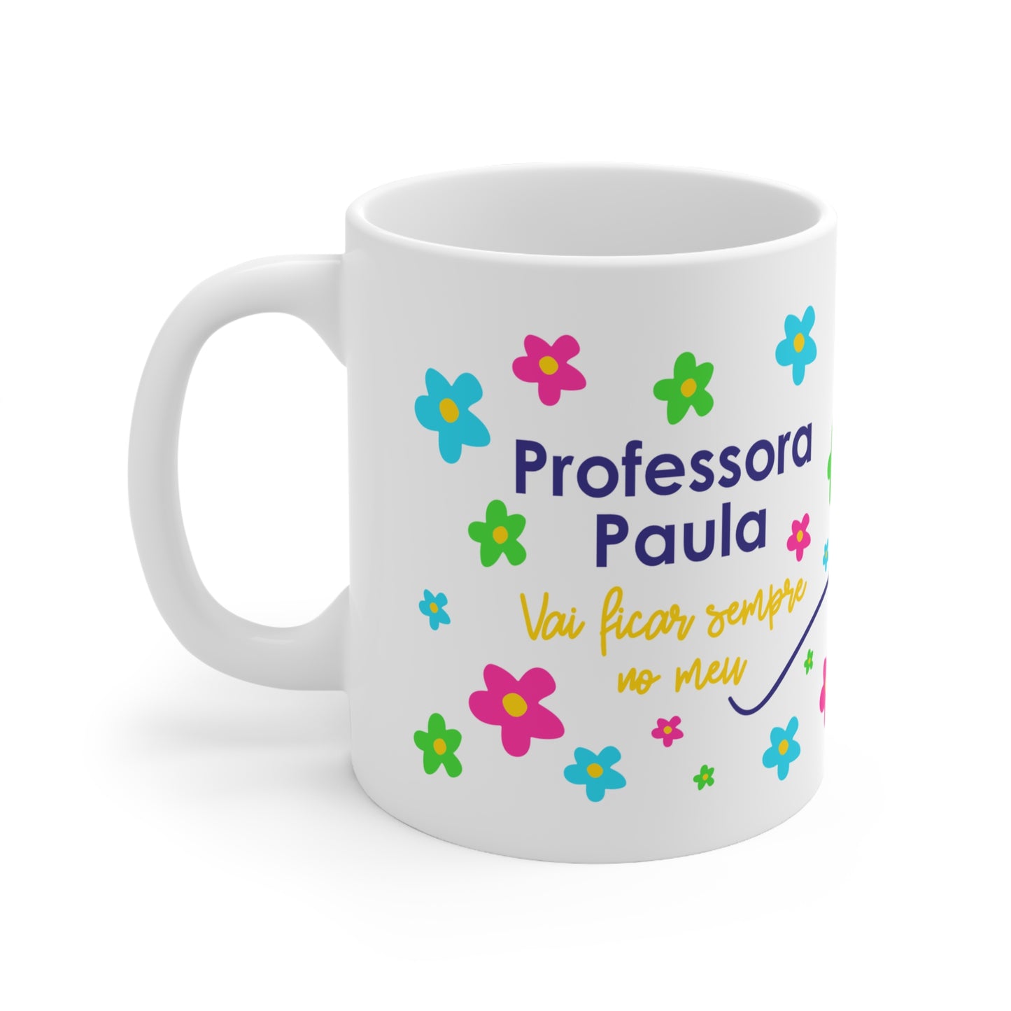 Caneca personalizada "sempre no meu coração"