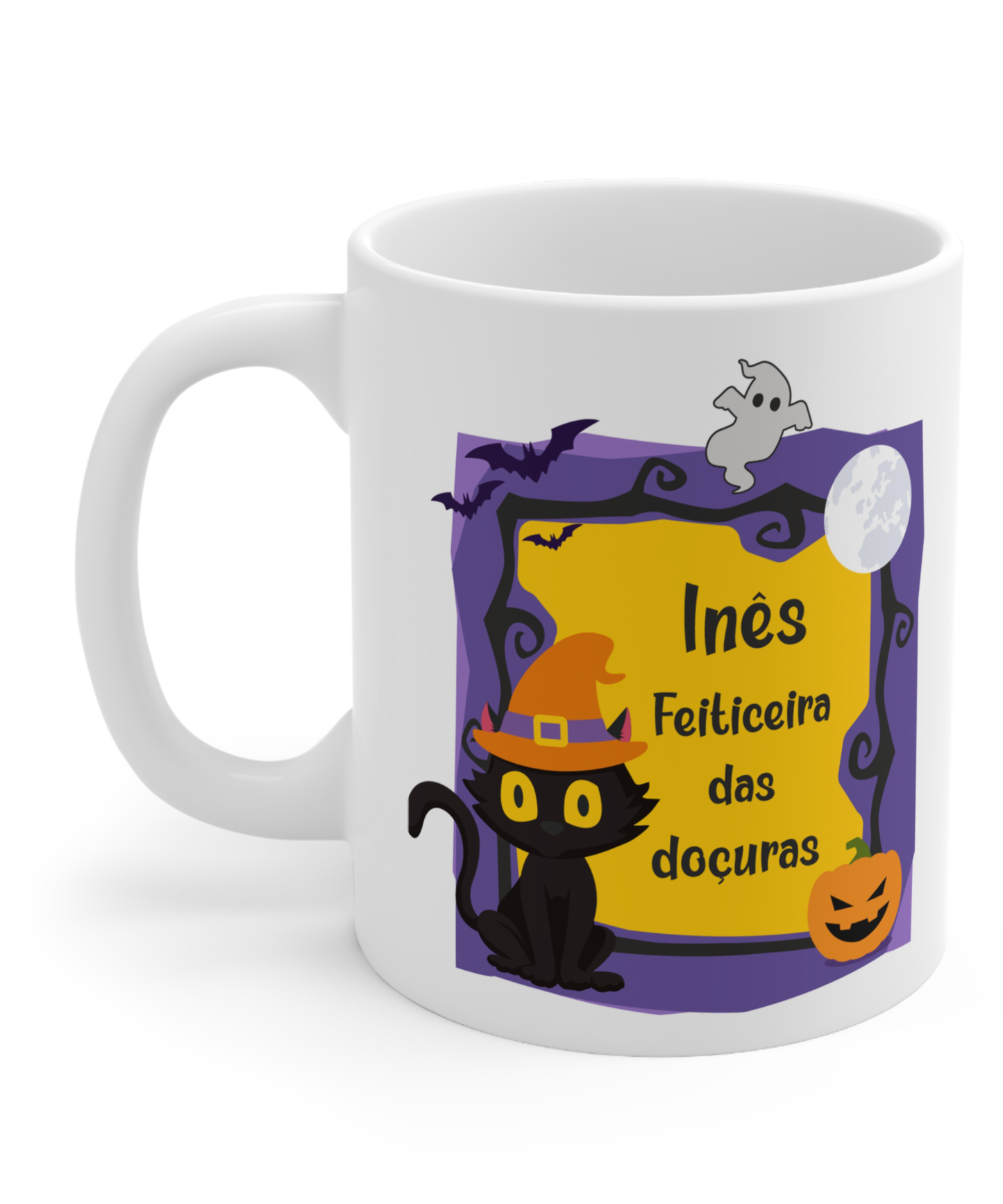 Conjunto Saquinho e Caneca Personalizados Feiticeira das Doçuras