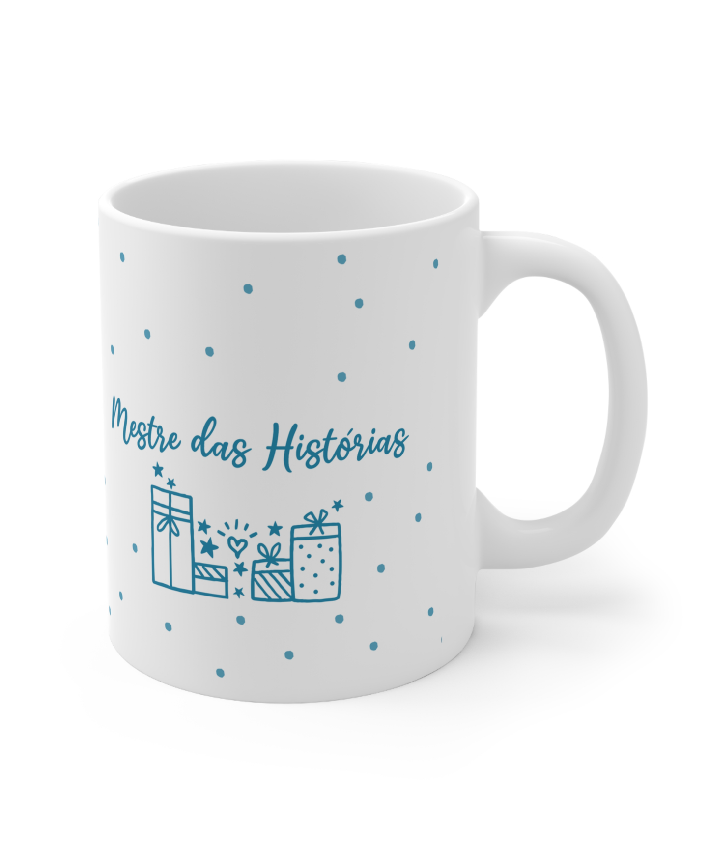 Conjunto de Natal Personalizado - Caneca, Abre Cápsulas com Inicial e Íman Cerâmico