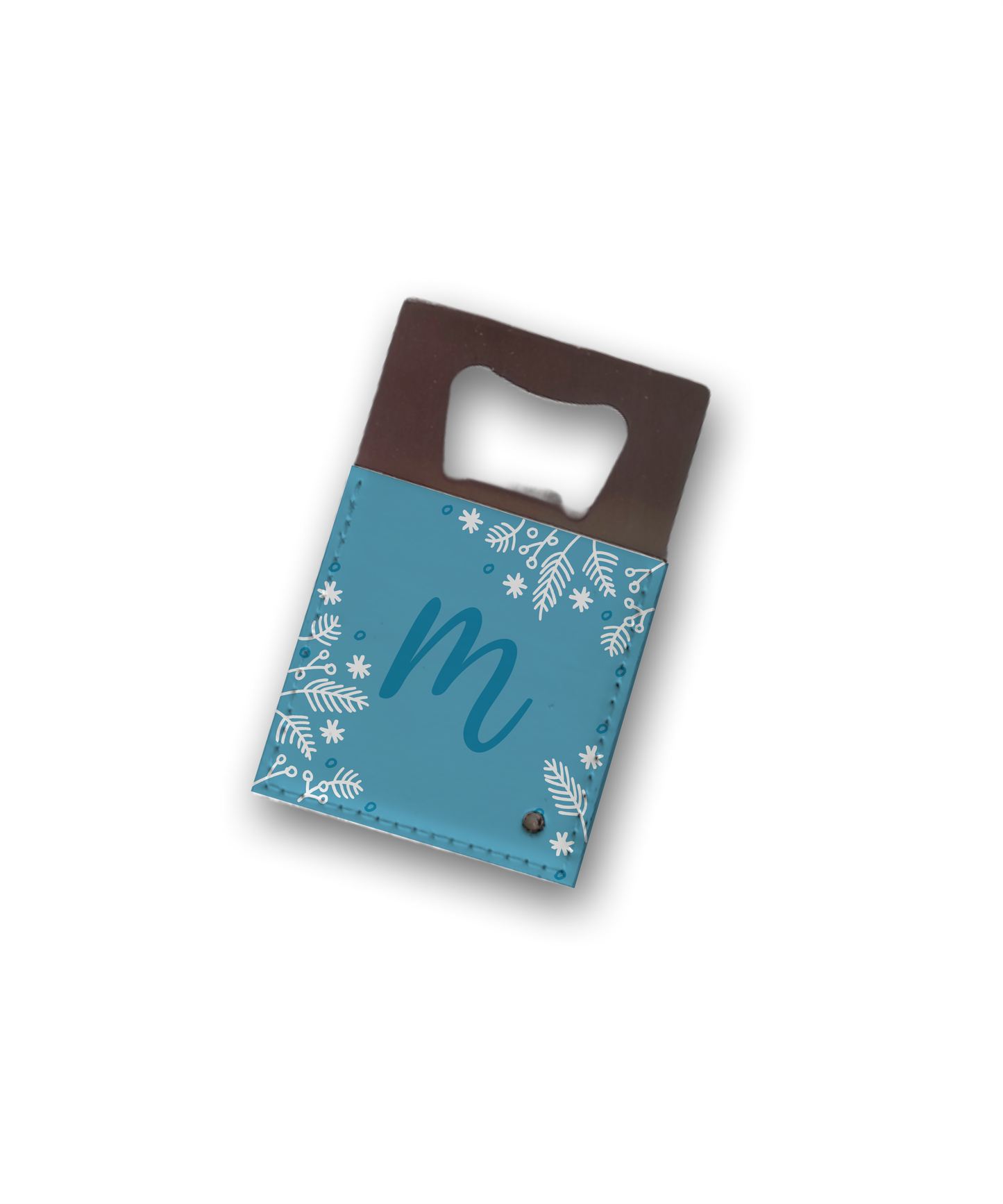 Conjunto de Natal Personalizado - Caneca, Abre Cápsulas com Inicial e Íman Cerâmico