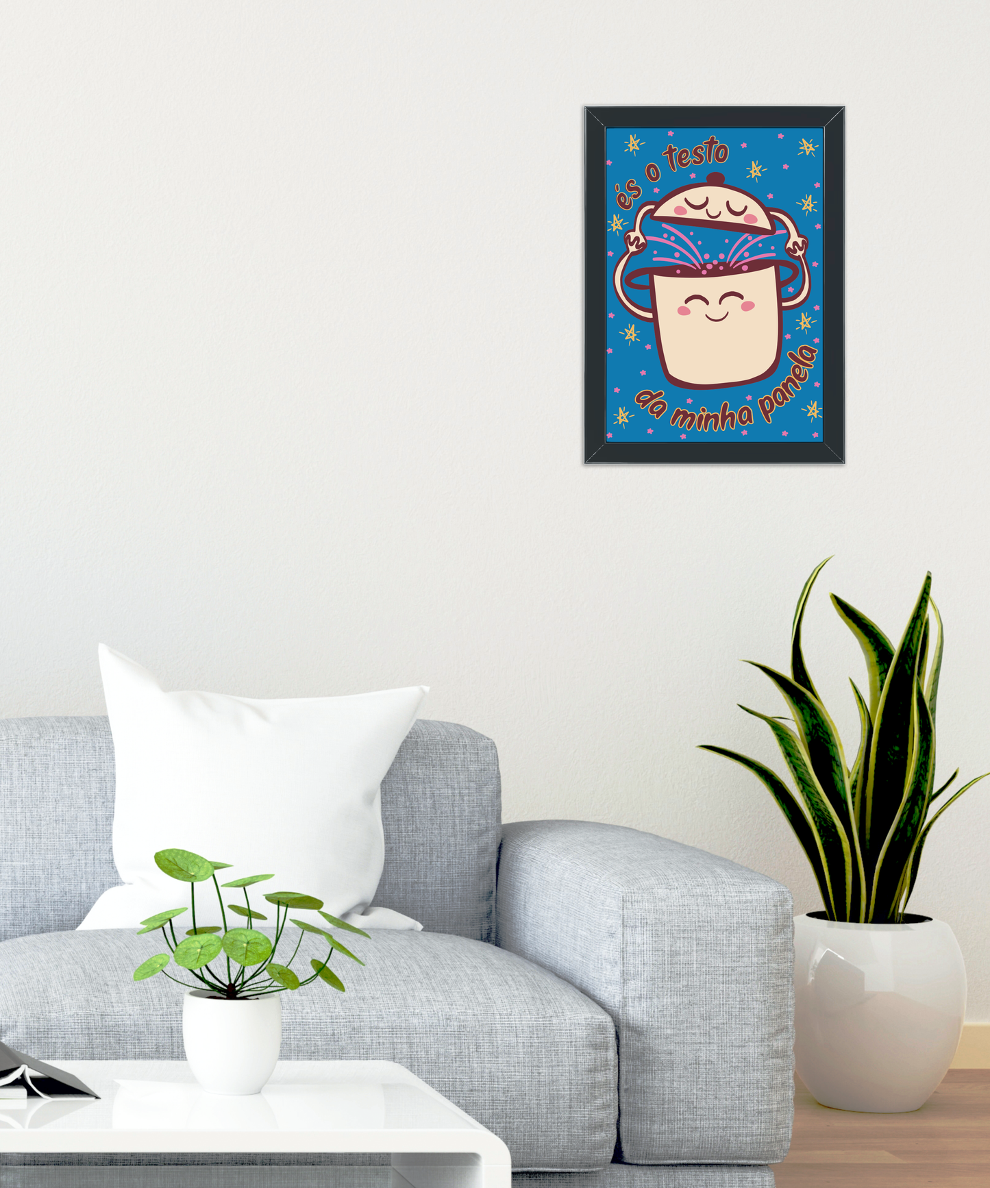 Poster com moldura És o Testo da Minha Panela