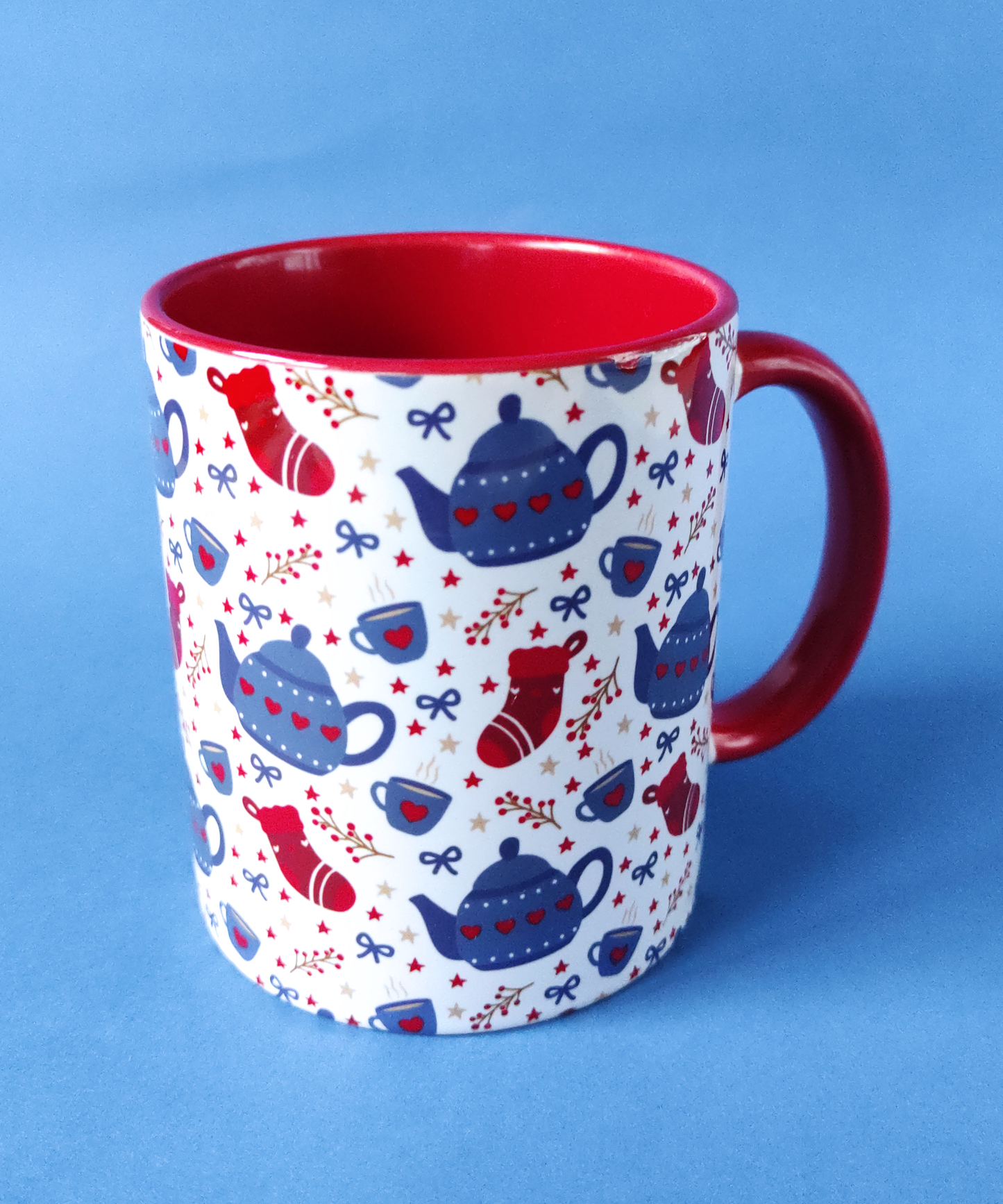 Caneca Um Natal Muito Cozy | Caneca Natal ilustrada 300ml