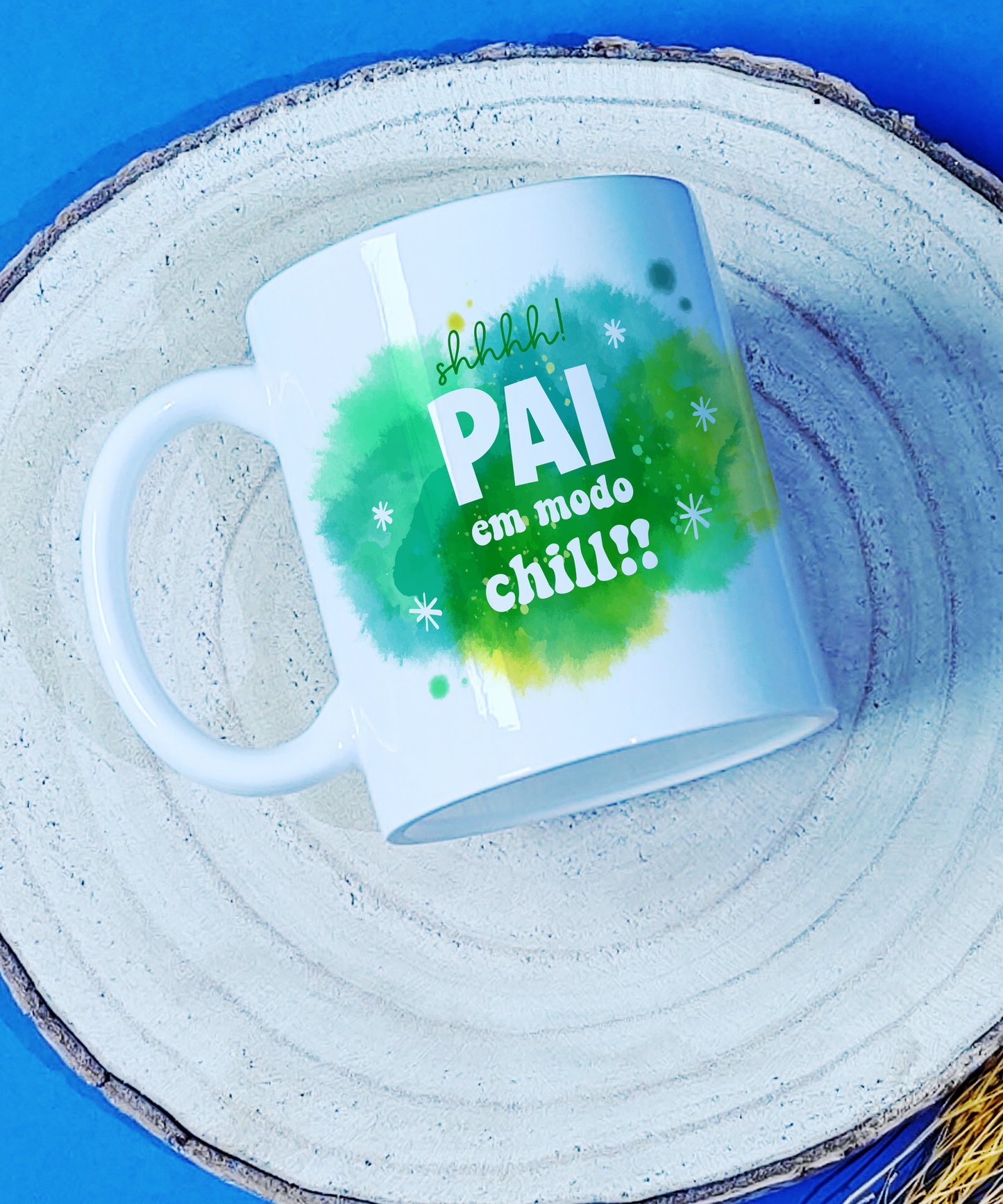 Caneca Pai em modo chill