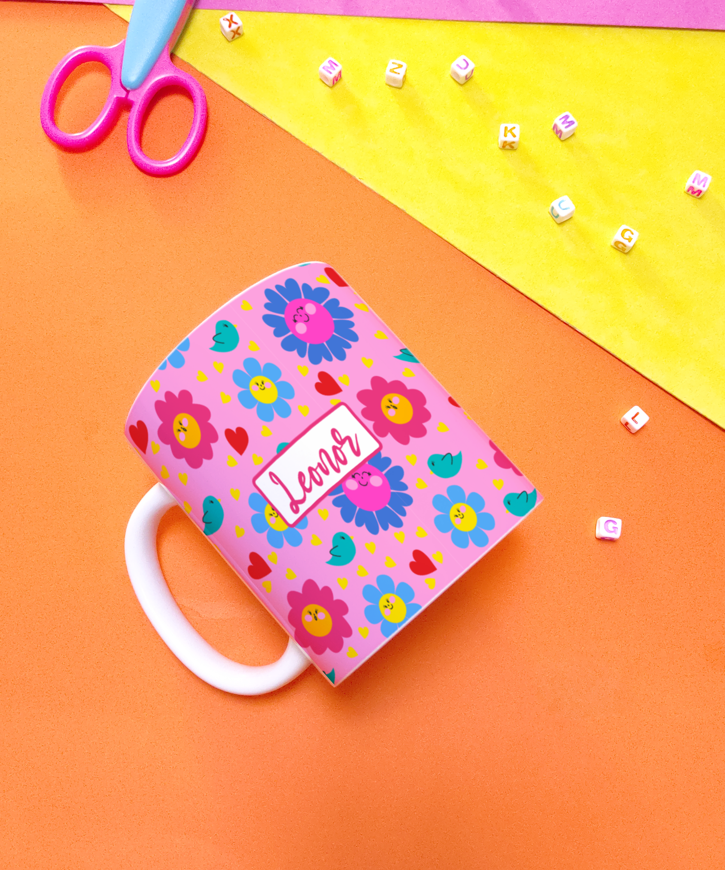 Caneca Personalizada "Flores"