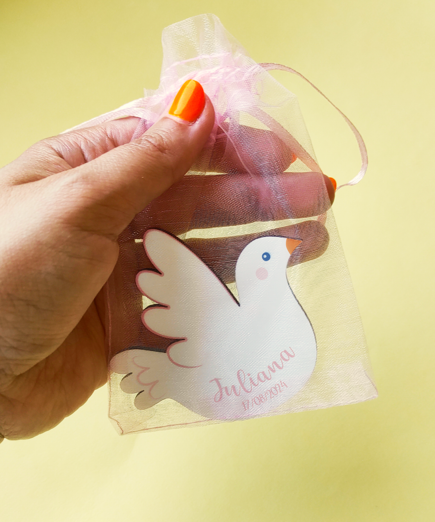 Lembrança Personalizada - Pomba em MDF