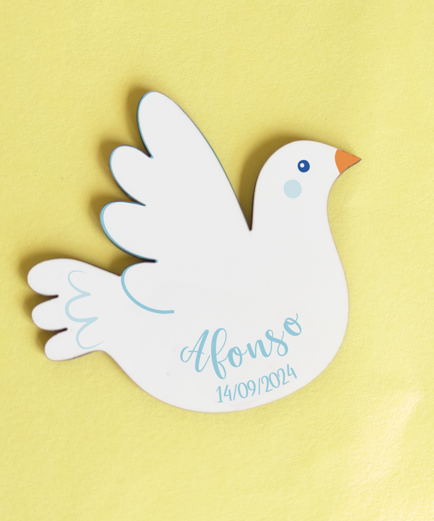Lembrança Personalizada - Pomba em MDF