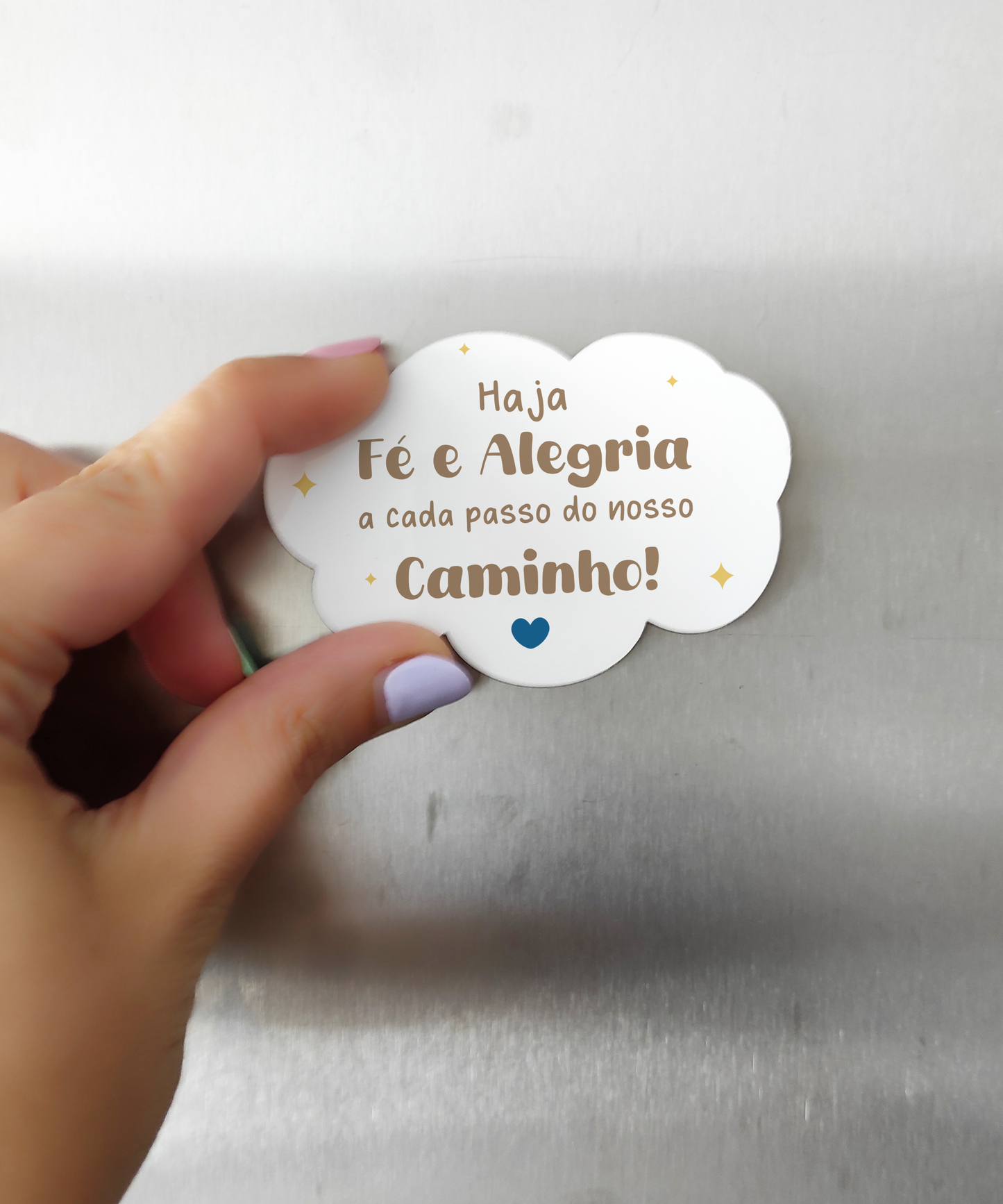 Lembrança de comunhão personalizada - Íman em MDF