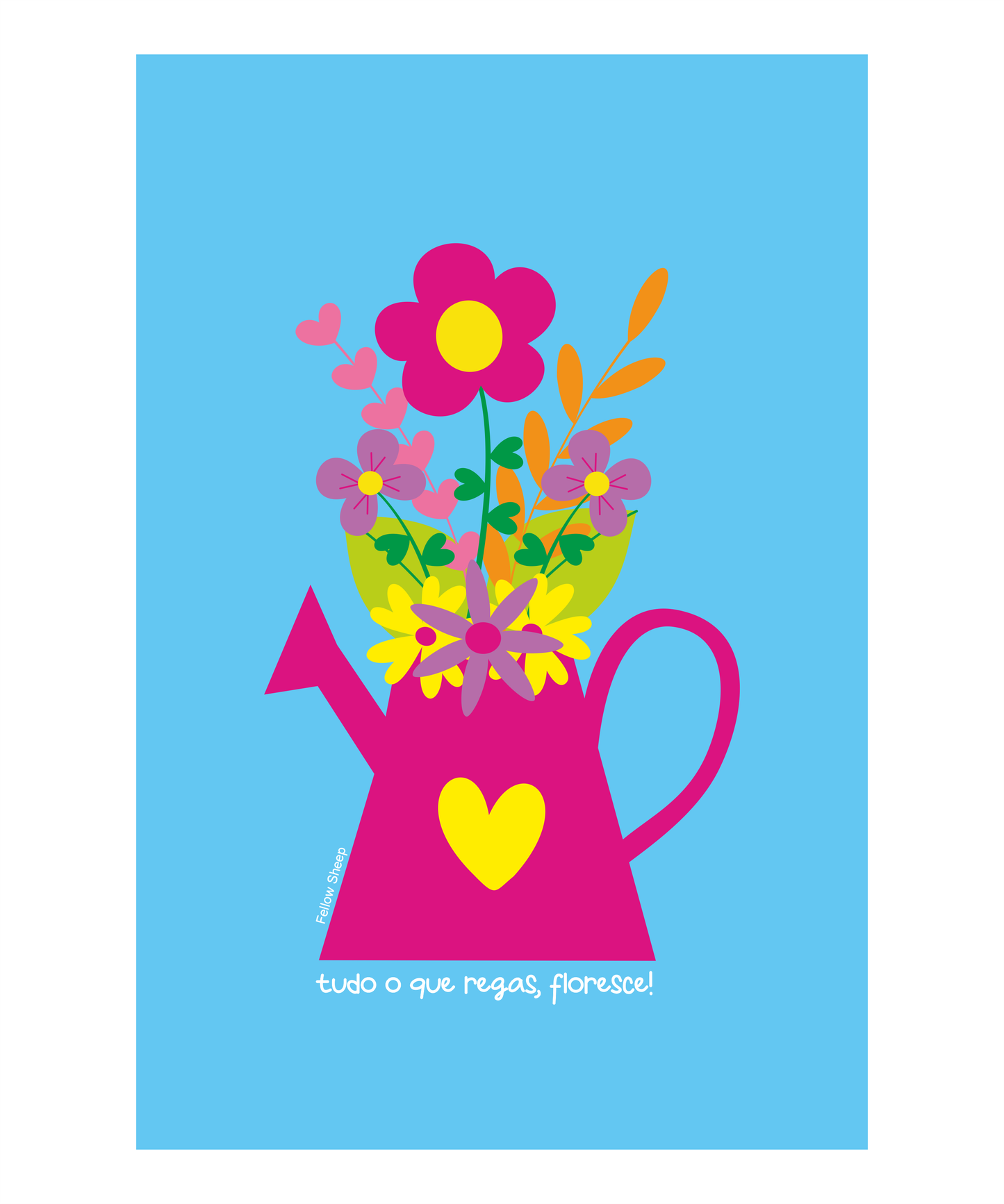 Poster Decorativo A4 com Moldura – Design Exclusivo