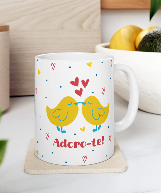 Caneca Adoro-te