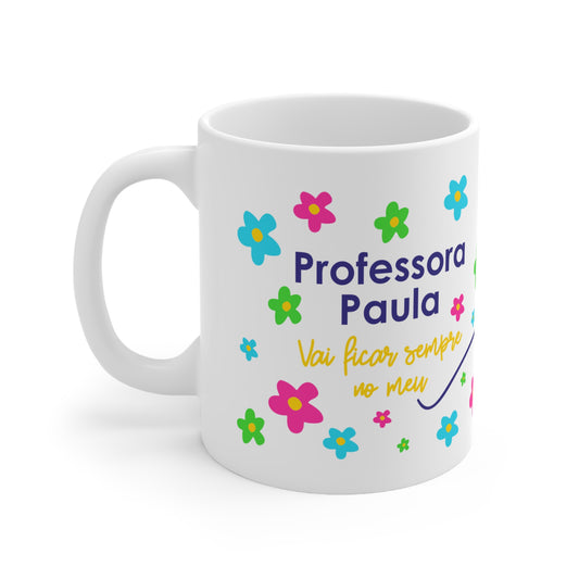 Caneca personalizada "sempre no meu coração"