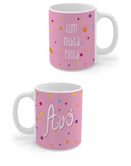 Caneca "Com Muita Pinta" senhora