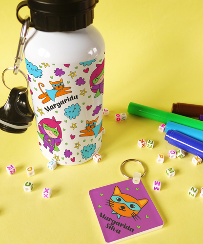 Conjunto Personalizado Pequenos Grandes Heróis - Menina