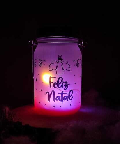 Lanterna "Feliz Natal"