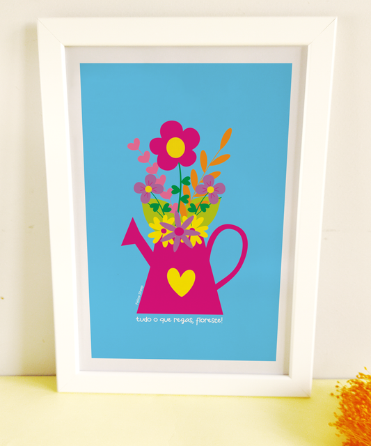 Poster Decorativo A4 com Moldura – Design Exclusivo
