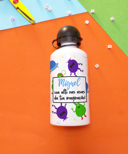 Garrafa  de Alumínio Personalizada "Aliens" - 500 ml