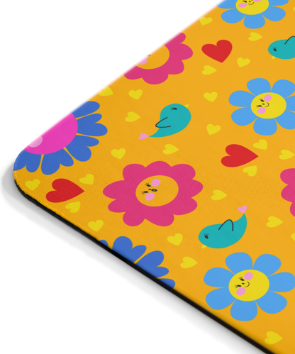Tapete de Rato Personalizado "Flores"