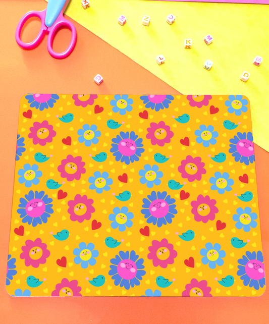 Tapete de Rato Personalizado "Flores"