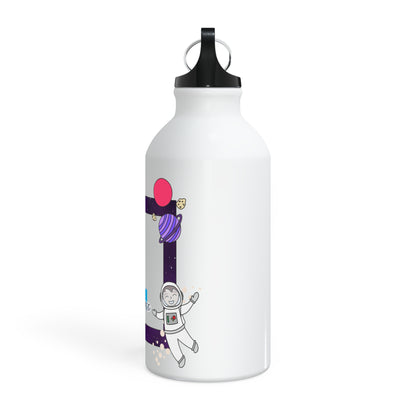 Garrafa de Alumínio 500 ml personalizada com Nome e Inicial - Espaço